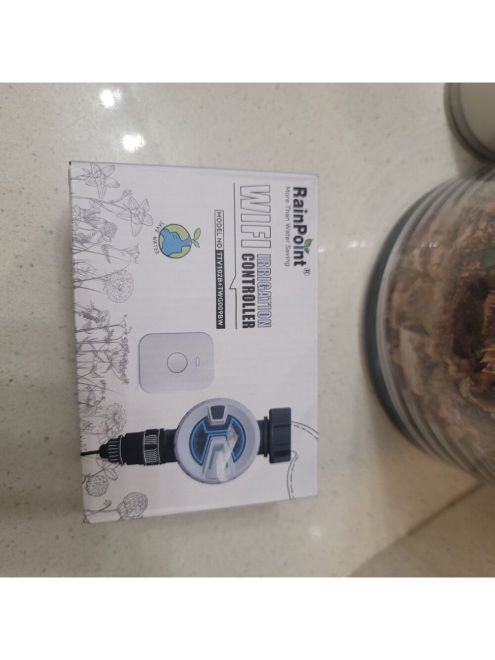 RainPoint Smart Irrigation Expert Wifi Irrigation Controller, TTV102B + TWG009BW